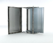 FR Modular cabinets in stainless steel with single door