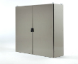 FR modular cabinets in stainless steel with double door